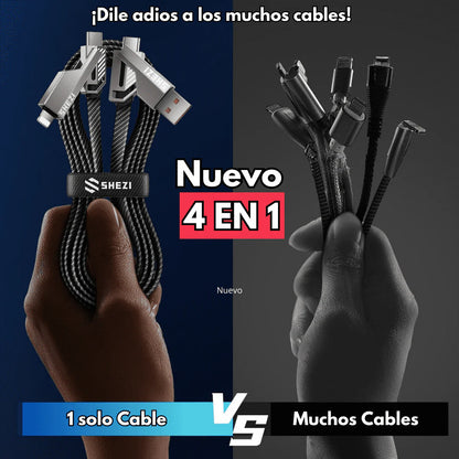 CABLES CONVERTIBLES 4 EN 1 | ENVÍO GRATIS