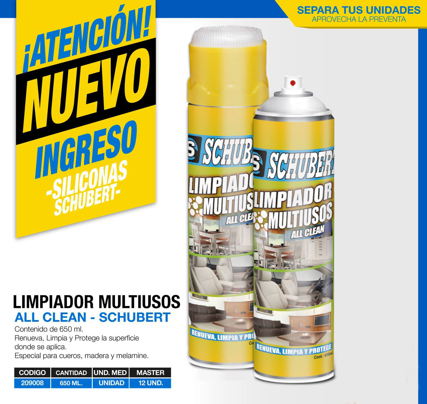 LIMPIADOR MULTIUSOS SCHUBERT | ENVÍO GRATIS